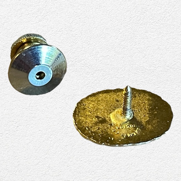 Fuller Boston Employee Service Vintage Pin BACK Tie Tack Lapel Pin Gold Tone - Picture 3 of 7